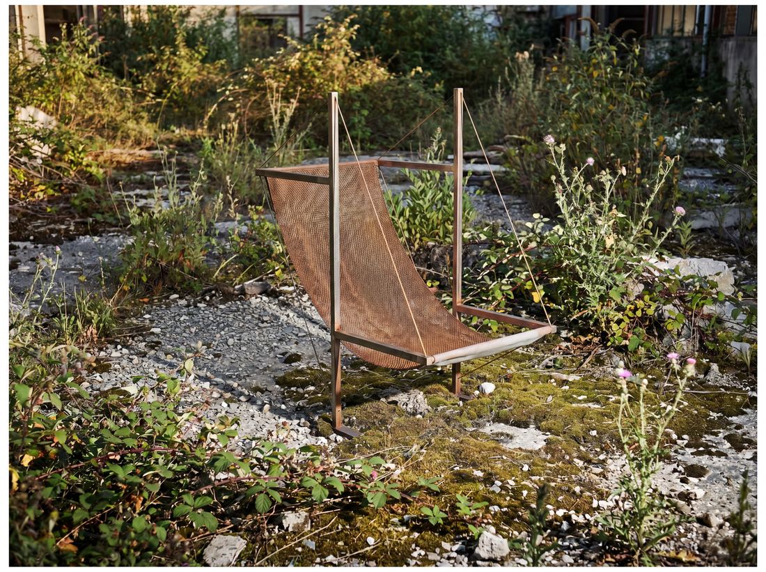 Structure en acier Corten patiné